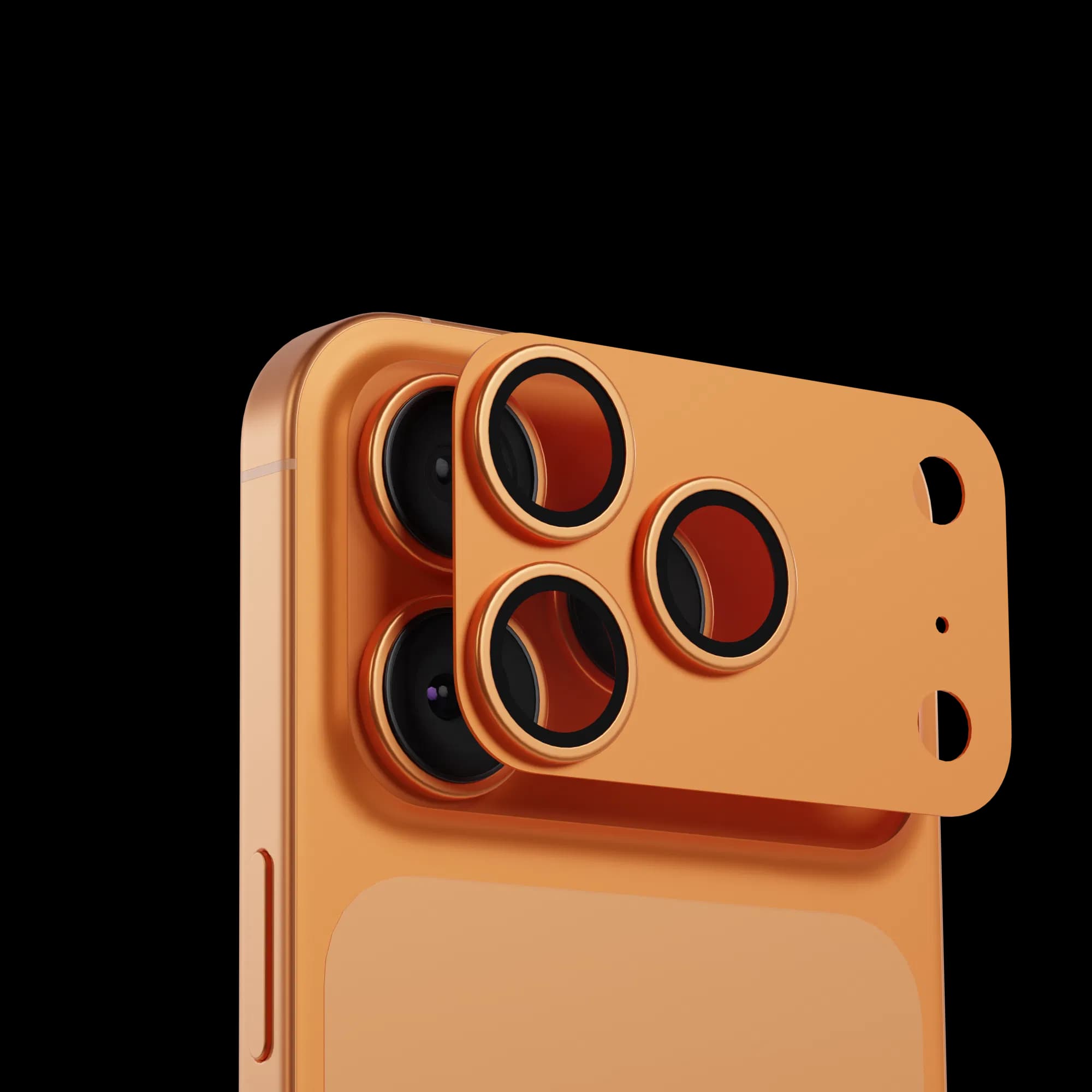 Защитные линзы на камеру AceCase Full Camera Cover Color для iPhone